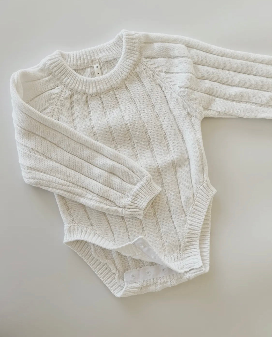 Wide Ribbed Knit Onesie