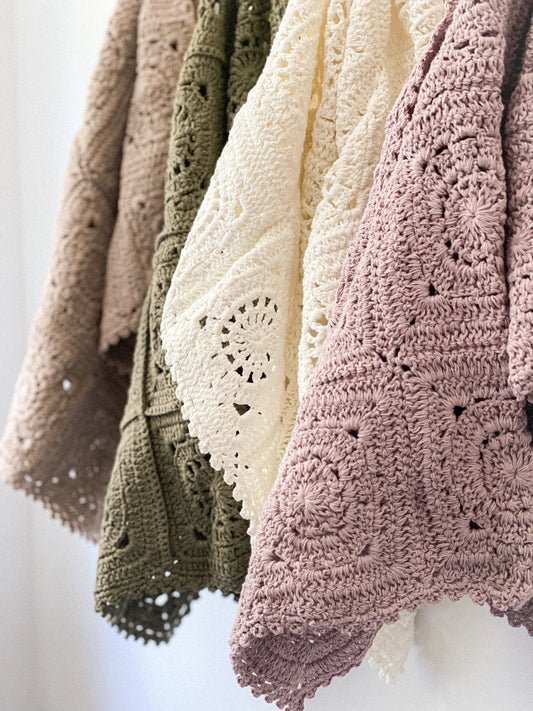 Crochet Granny Squares Baby Blanket