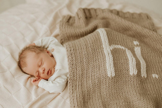 Hi Knit Baby Blanket