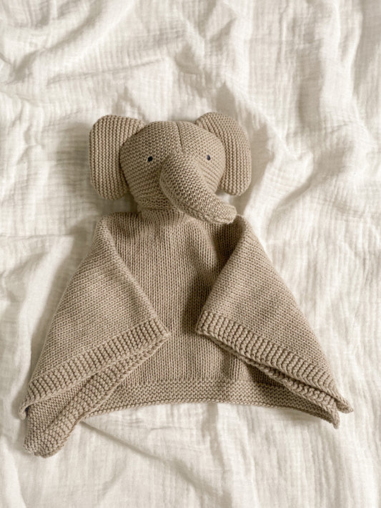 Fair Trade Elephant knit lovey
